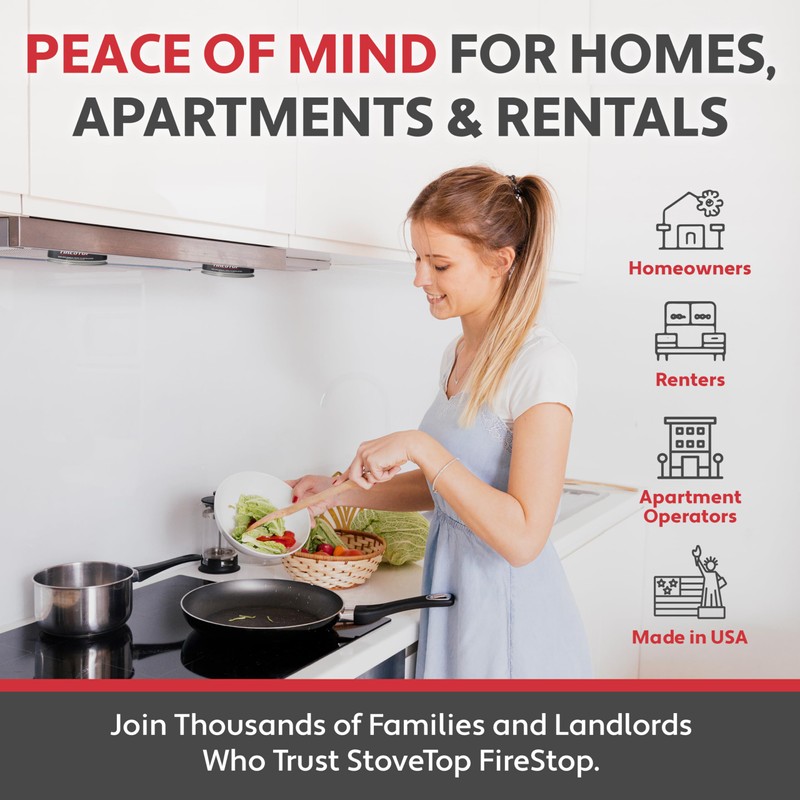 StoveTop FireStop Rangehood® Fire Suppressor – Automatic StoveTop Fire Suppressor