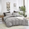 Cottonight Silver Grey Comforter Sets Queen Light Gray Bedding Comforter