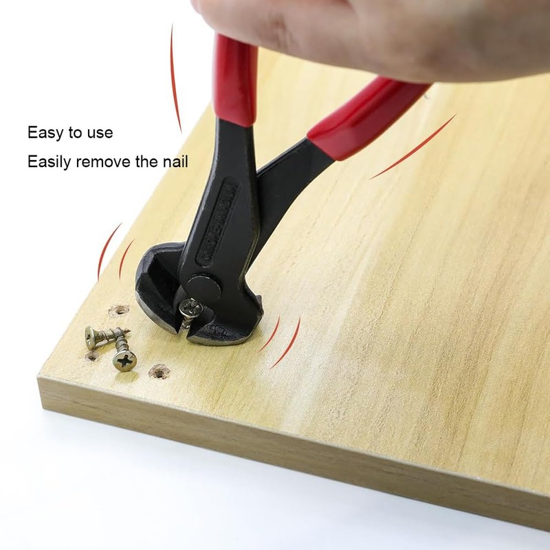 7 Inch Nail Puller Tool with Rubber Grip End Cutting