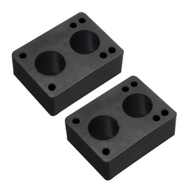 PATIKIL 28mm / 1.1" Skateboard Riser Pads, 2 Pack Rubber Angled Wedge Shock Pads for Skateboard Truck Cruiser, Black