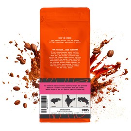 Coffee Ground, 227g Bag Italian Vanilla Flavoured Ground Coffee, Arabica, Dark Roast Fresh Coffee, Single Origin, Omni Grind (We Are Coffee Co)