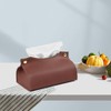 Tissue Box, Leather Tissue Box Bag, Rectangular Leather Cosmetic Tissue