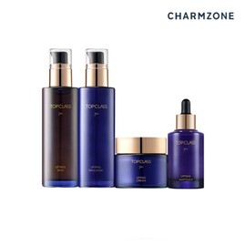Charmzone 참존 탑클래스 7세대 리프팅 기초세트 4종(스킨+로션+리프팅크림+앰플) Chamzon Top Class 7th Generation Lifting Basic Set 4 Types (Skin + Lotion + Lifting Cream + Ampoule)
