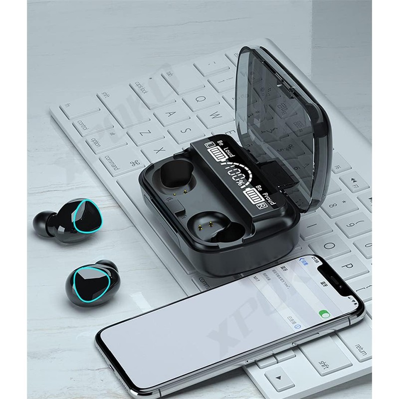 M10 Wireless Bluetooth Earbuds with LED Display Charging Case –