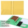 Mr. Pen- Plastic Folders with Pockets and Prongs, 5 Pack,