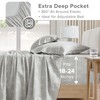 Comfort Spaces Extra Deep Pocket Sheets, 100% Cotton Sheets Queen