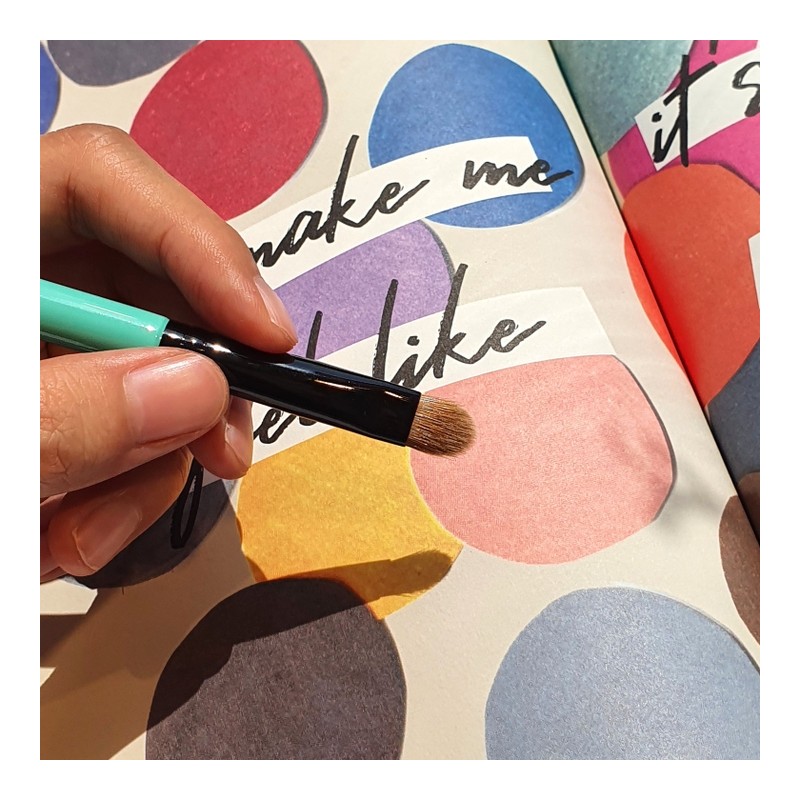 Natural Hair Shadow Brush - Point & Liner / 천연모