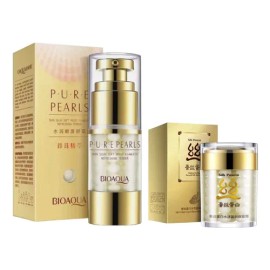 Kit Facial Bioaqua Pure Pearls Y Silk Protein 2 Piezas