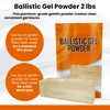 Ballistic Gel Powder 2 lbs – Calibrated Gelatin Mix for