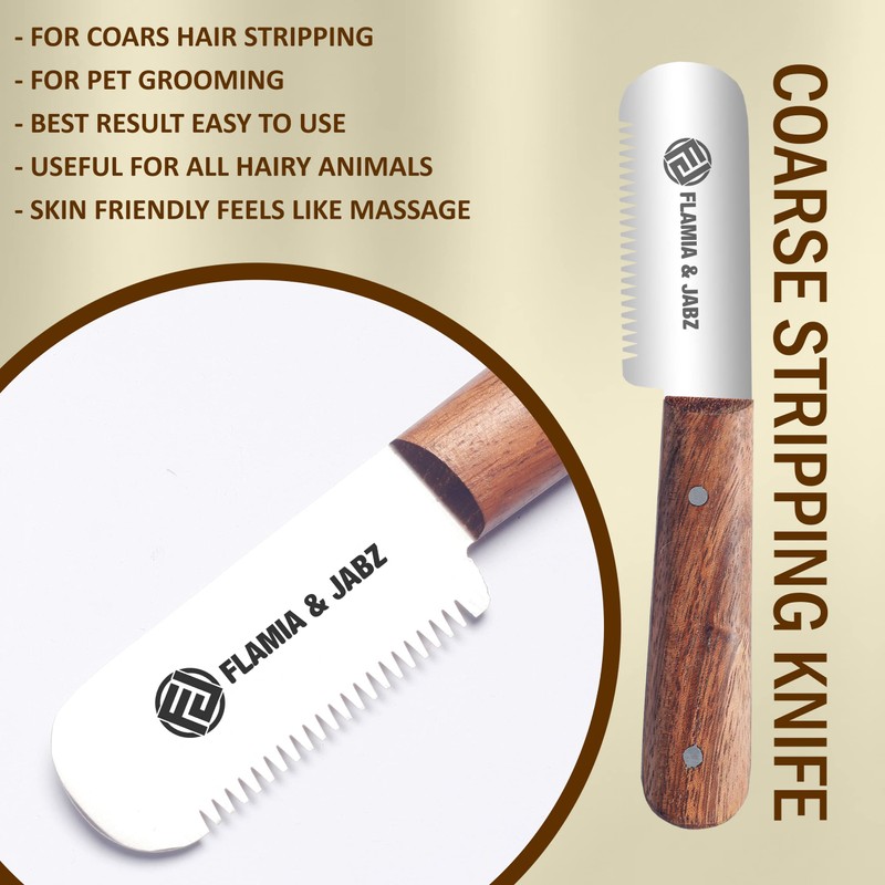 Professional Stripping Knife, Right handed, 3 inch blade (Stainless Steel)