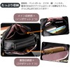 SEVEN EBISU Men's Shoulder Bag, Many Pockets, Handbag, Storage, Small,