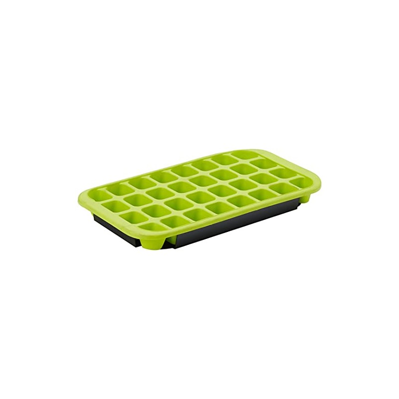Avanti 32 Cup Flexible Ice Cube Tray with Base Tray,