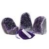 SUPERIOR SUPERIOR Amethyst Crystal Rock Cluster 1.5-2 Pound Geode