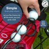 SnakeBelly Golf Ball Holder with Quick-Draw Release 2-Pack