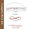 12 Pieces Eyebrow Stencils Set, DIY Eyebrow Stamp Stencil, Brow
