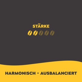 Melitta Mein Café Mild Roast, Ganze Kaffee-Bohnen 1kg, ungemahlen, Kaffeebohnen für Kaffee-Vollautomat, milde Röstung, Stärke 2