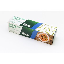 İlka Freezer Bags Medium Size 30 Count 9,45 x 14,97 Inc