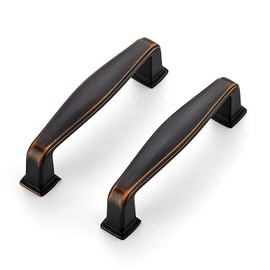 Ravinte 5 Pack Solid 3 Inch Kitchen Cabinet Handles Oil Rubbed Bronze Cabinet Pulls Drawer Pulls Kitchen Cabinet Hardware Kitchen Handles for Cabinets Cupboard Handles Drawer Handles