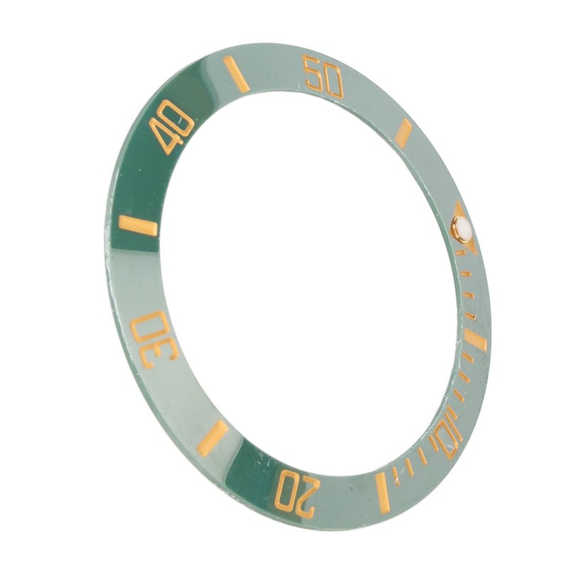 40mm Diameter Watch Bezel Insert Ring Clear Scale Luminous Ceramic