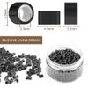 1000 Pcs Micro Link Beads 4.5mm for Hair Extensions Silicone