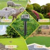 Mole Repellent Solar Powered, 4 Pack Waterproof Ultrasonic Stake Deterrent,