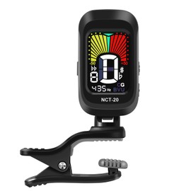 Neuma Clip-On Tuner with Color Display, For Guitar/Bass/Ukulele