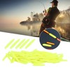 2 Bag Rubber Fishing floats Floating Fish Drift Flat Tail