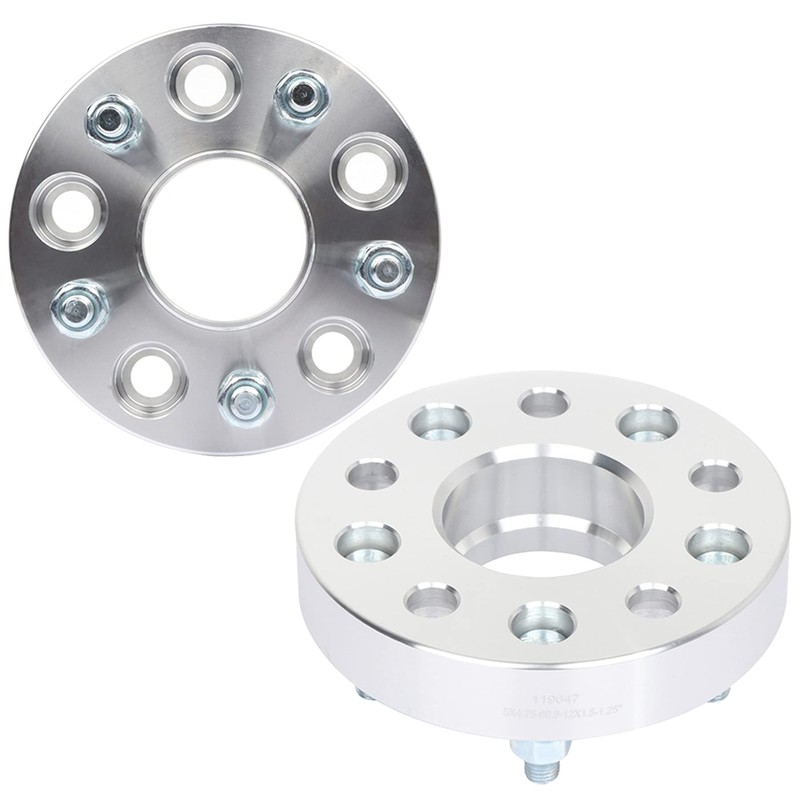 ASAPE 1.25 inches 5x4.75 5x4.75 Wheel Spacers 2Pcs 5 Lugs