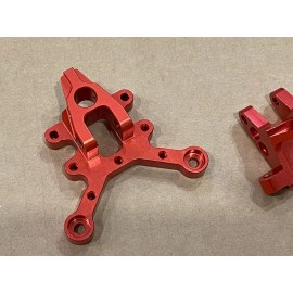 MR Front +Rear Aluminum Center Brace Mount for Arrma MOJAVE Fireteam 6s BXL Red
