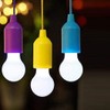 8PCS Portable LED Bulb Light Battery Operated Pull Rope Lamp