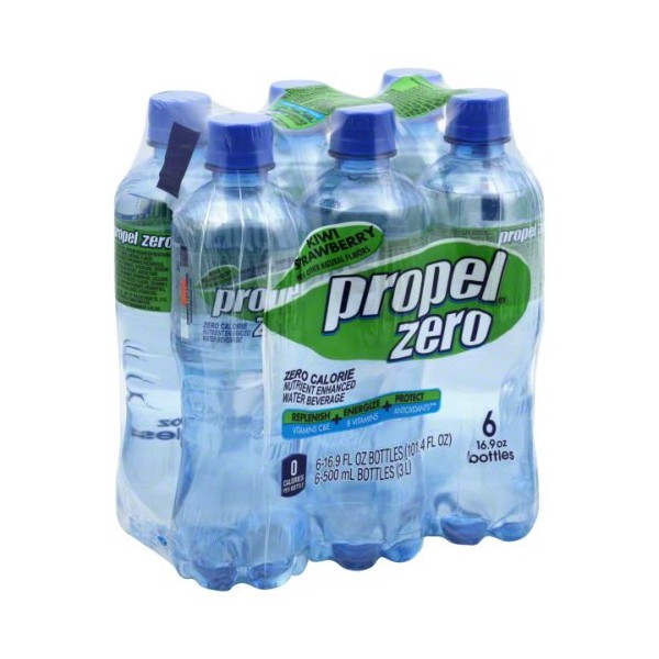 Propel Zero Water Beverage 16.9 Fl Oz (Pack of 12) (Kiwi Strawberry)