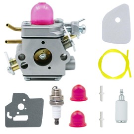 Dakule 531127910 Carburetor for Husqvarna 130C 130L 330LK Trimmer, Straight Shaft Gas Trimmer Replacement Kit with Air Filter, Fuel Line, Spark Plug & More