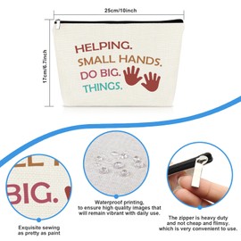 Occupational Therapist Makeup Bag Occupational Therapy Gifts Appreciation Gifts for Occupational Therapist Birthday Graduation Gift for OT Women Physical Therapy Therapists Cosmetic Bag Toiletry Pouch