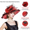 2025 Kentucky Derby Hats for Women Girls Ladies, Organza Church