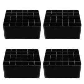 STOBOK 4 Pcs Marker Base Plastic Container Art Supply Organizer Mark Pen Holder Lipstick Office Storage