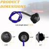 PSEQT 3/4" Round LED Side Marker Lights Clearance Turn Signal