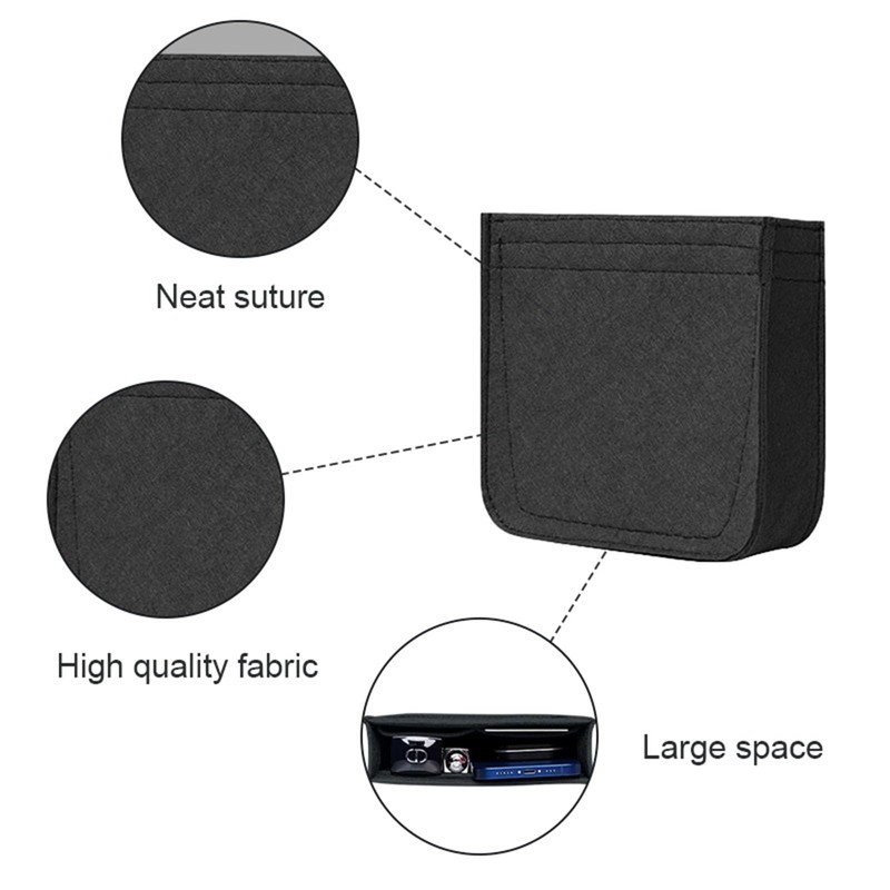 Lckaey Felt Organizer-for Hermes Evelyne III tpm pm gm Bag