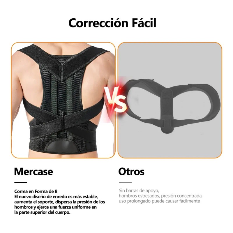 Faja Removedora De Joroba Mala Postura Dolor Tensión Estrés