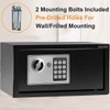 JUGREAT Safe Box with Sensor Light,Electronic Digital Security Safe Steel