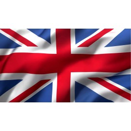 Bandera Reino Unido 1.5m X 90cm Gran Bretaña Colgable Exteri