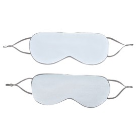 TOVINANNA 2Pcs Dual Sided Cooling Eye Mask Comfortable Sleep Masks for Women and Men for Travel Home Camping and Relaxation