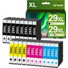 HALLOLUX Multipack 29XL Printer Cartridges XP-342 XP-352 Cartridges for Epson