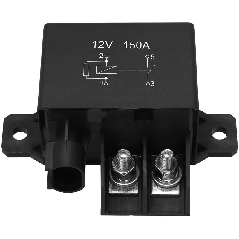Weasch 2 Pack Automotive Relay, V23132-A2001-B200, 12V 150A, SPST Normally