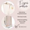 GRAZDesign Baumwolltasche Dachs personalisiert mit Namen Einkaufstasche nachhaltige Tragetasche mit