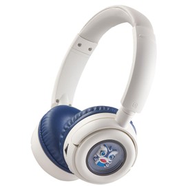 XuanGui Wireless On-Ear Headphones Bluetooth with Microphone, Lightweight Foldable Wireless Headphones Built-in LED Lights, FM Radio, Micro SD/TF Slot for Travel Home, Blue Q9M