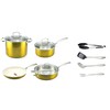 Kevin Dundon 11-Piece Cookware Set, Gold