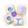 Mermaid Cookies Party Favors Cookies Decorated | 24 Pack INDIVIDUALLY