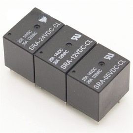 FIDEMM 5PCS Power relays SRA-05VDC-CL SRA-12VDC-CL SRA-24VDC-CL 5V 12V 24V 20A 5PIN