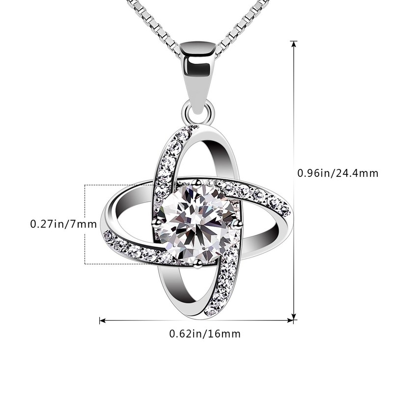 B. Catcher Women's Sterling Silver Necklace, Planet, Star, Italian 925