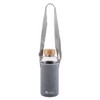 sunkey Sports Borosilicate Glass Water Bottle Wide Mouth 48 Oz